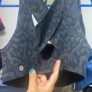 Lulu Lemon zip up sports bra